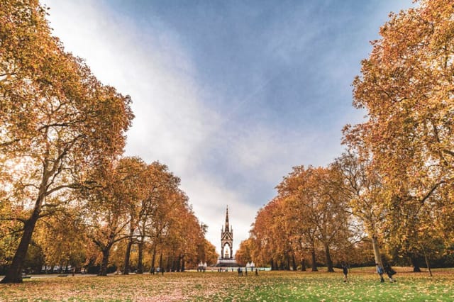Hyde Park et Kensington Gardens d'est en ouest – Londres